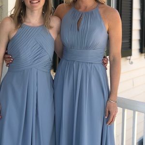 Azazi maxi dress in dusty blue, Size 4